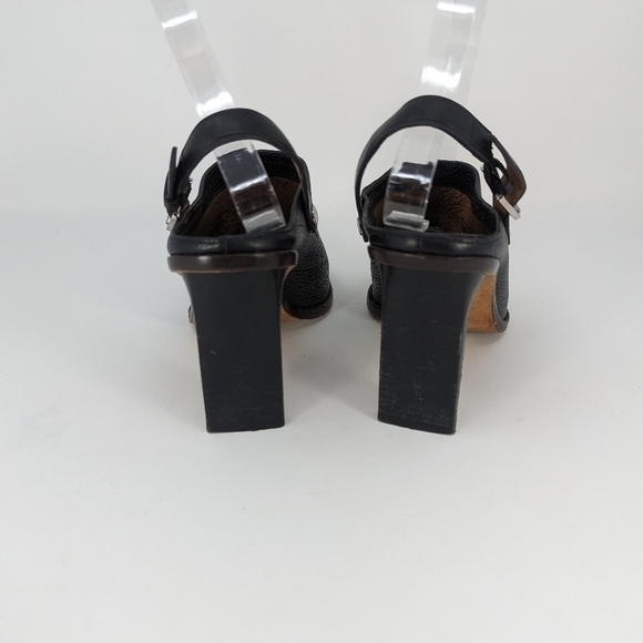 MACKENZIE HEEL (COACH Q4365)BLACK/BLACK size 7 B - Picture 2 of 8